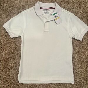 Tommy Hilfiger White Polo Shirt Short Sleeve Cotton